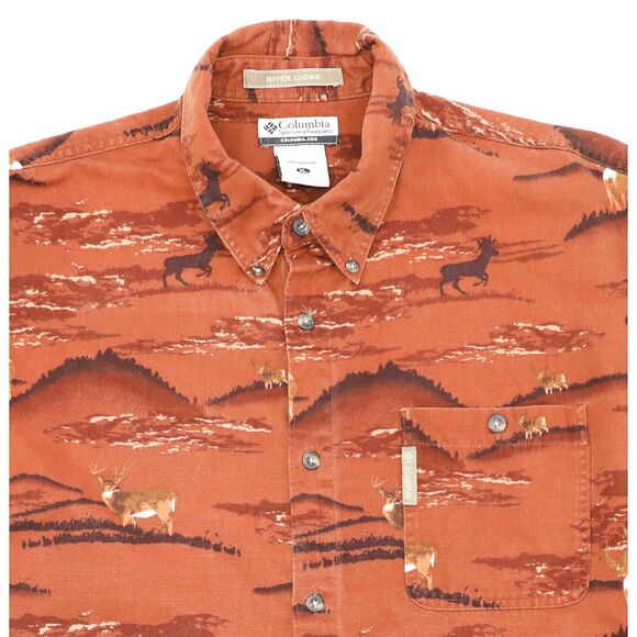 Columbia Western Long Sleeve Mens Shirt Casual Classic Dress‎ Shirt XL - Picture 3 of 3